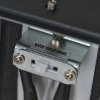 Stylowy nowoczesny designerski kinkiet LED czarny do łazienki IP44 szklany ryflowany klosz PANDORA WALL CCT AZ6573 Azzardo 